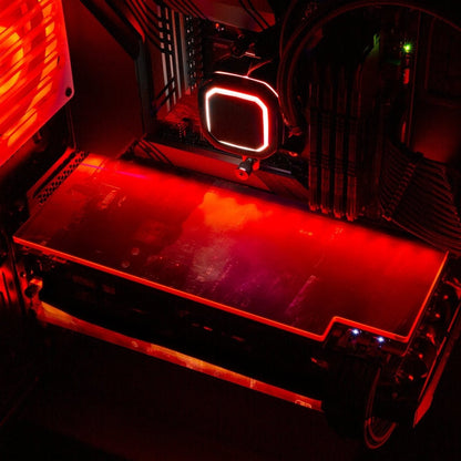 Darkshine RGB GPU Backplate - Skie Graphic Studio - V1Tech