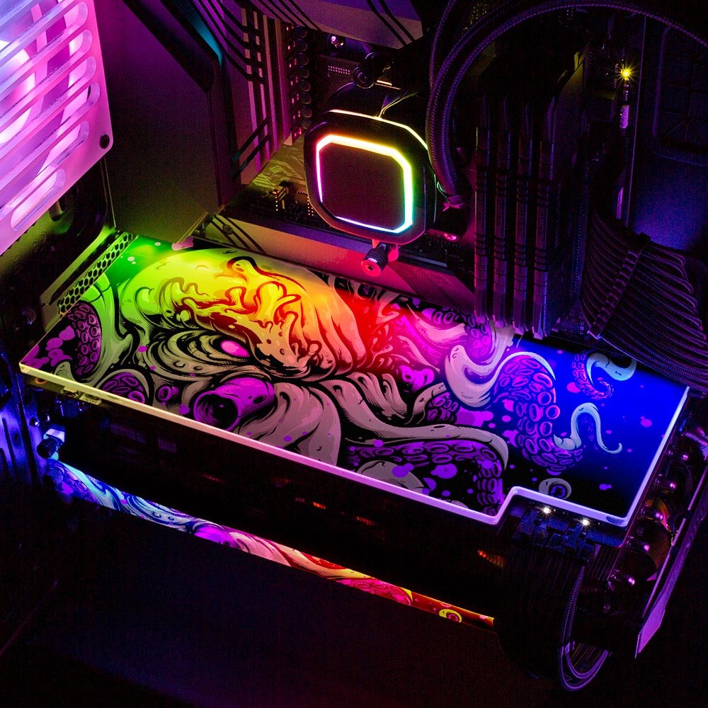 Deadly Sea Creature RGB GPU Backplate - Daniele Caruso - V1Tech