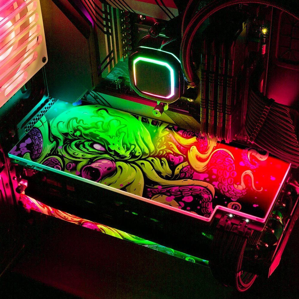 Deadly Sea Creature RGB GPU Backplate - Daniele Caruso - V1Tech