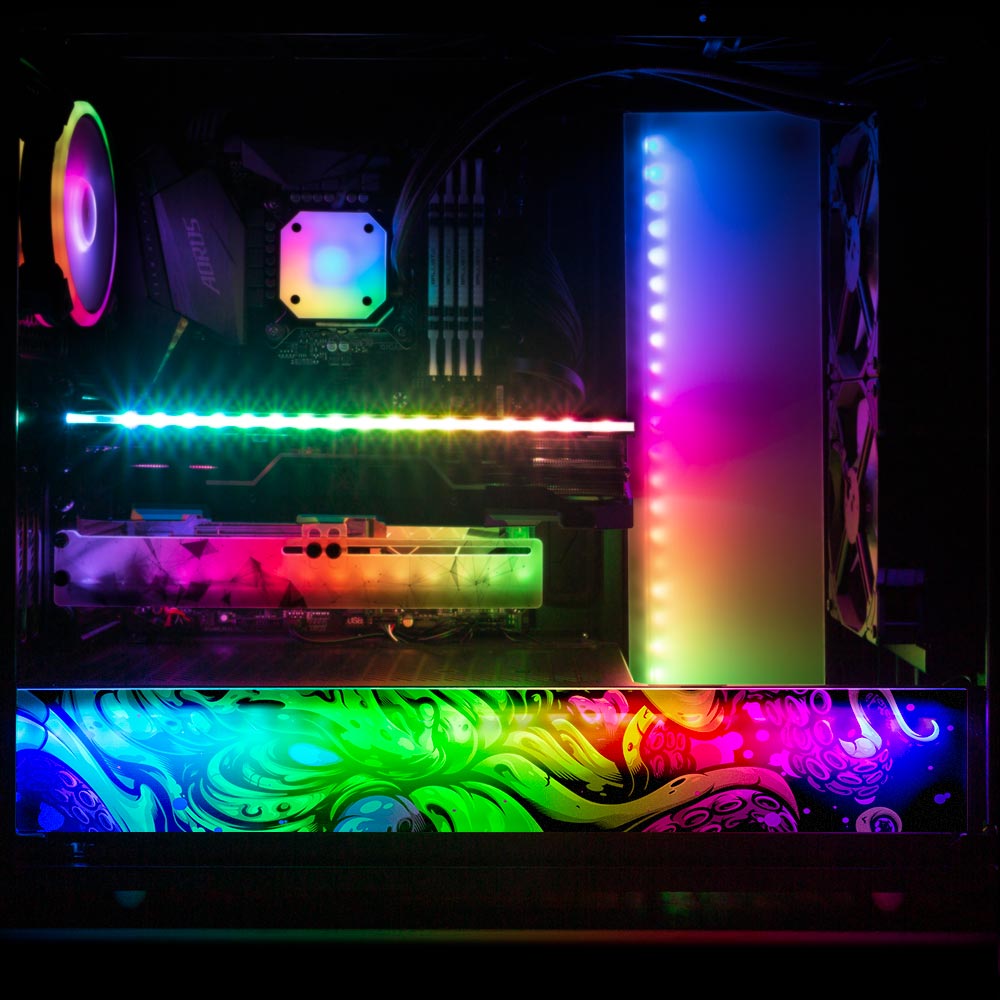 Deadly Sea Creature RGB PSU Shroud Cover - Daniele Caruso - V1Tech