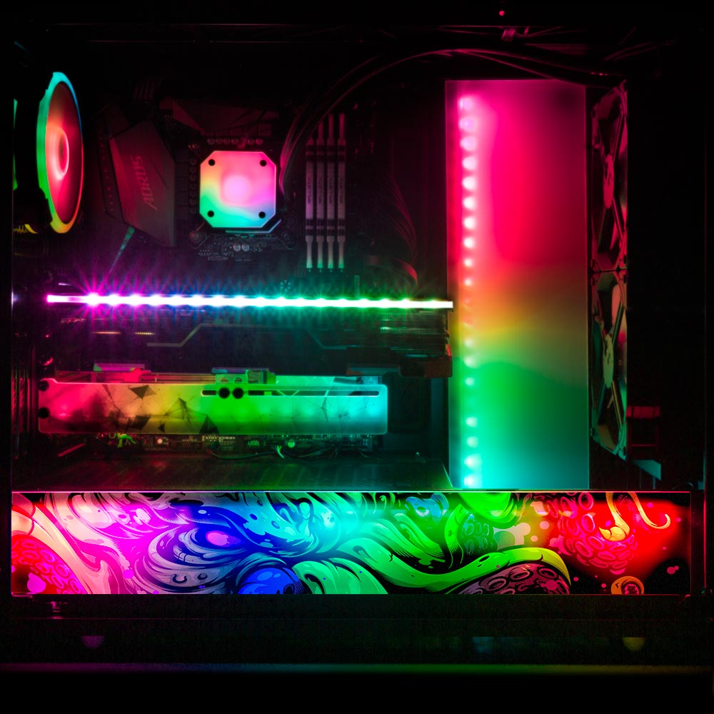 Deadly Sea Creature RGB PSU Shroud Cover - Daniele Caruso - V1Tech