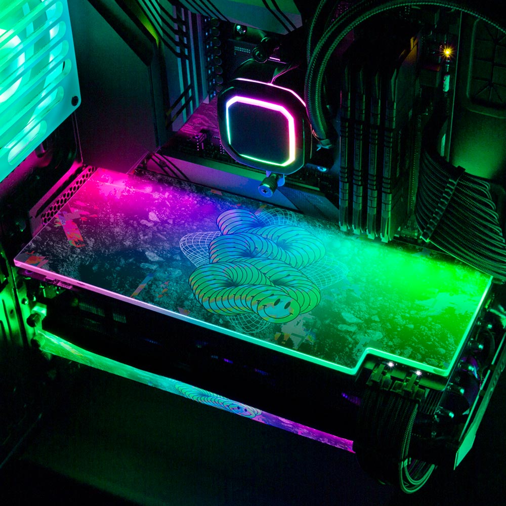 Deep Inside RGB GPU Backplate - Javilostcontrol - V1Tech