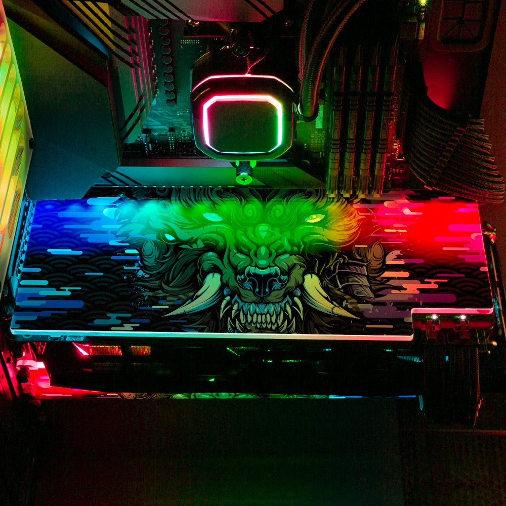 Deep Wolf RGB GPU Backplate - Daniele Caruso - V1Tech