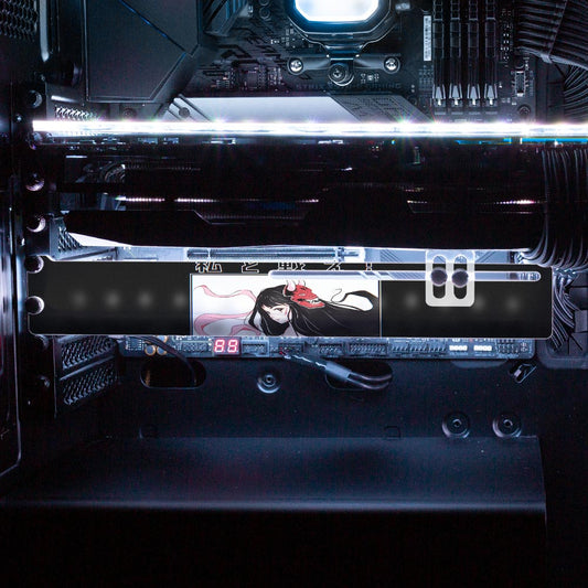 Demon Catcher RGB GPU Support Bracket - YacilArt - V1Tech