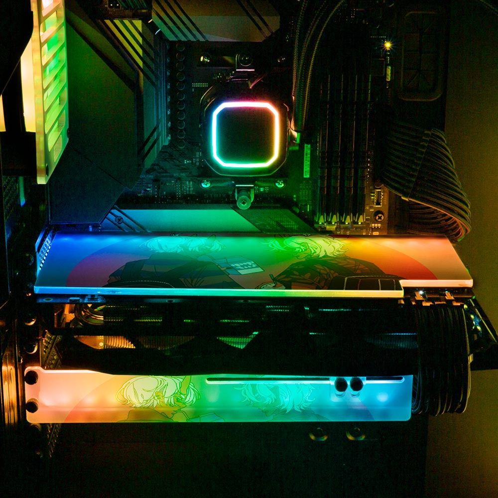 Demon Date RGB GPU Backplate - Kuurakuu - V1Tech