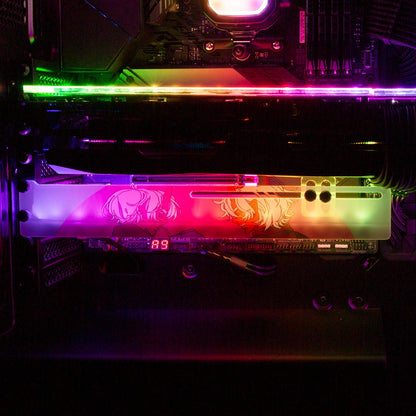 Demon Date RGB GPU Support Bracket - Kuurakuu - V1Tech