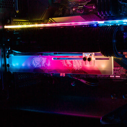 Demon Date RGB GPU Support Bracket - Kuurakuu - V1Tech