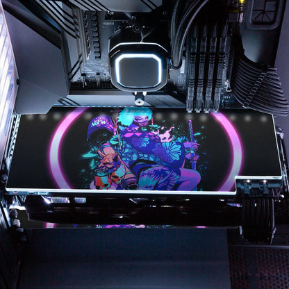 Demon Geisha RGB GPU Backplate - HeyMoonly - V1Tech