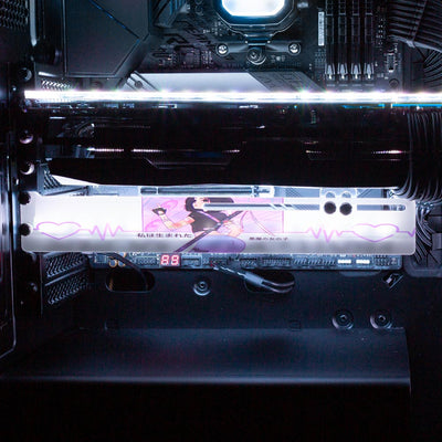 Demon Ninja Girl RGB GPU Support Bracket