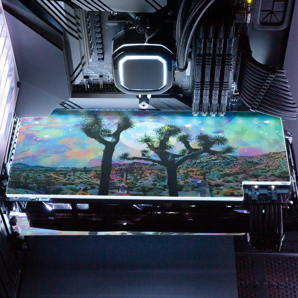 Desert Feelings RGB GPU Backplate - Cajuca Art - V1Tech