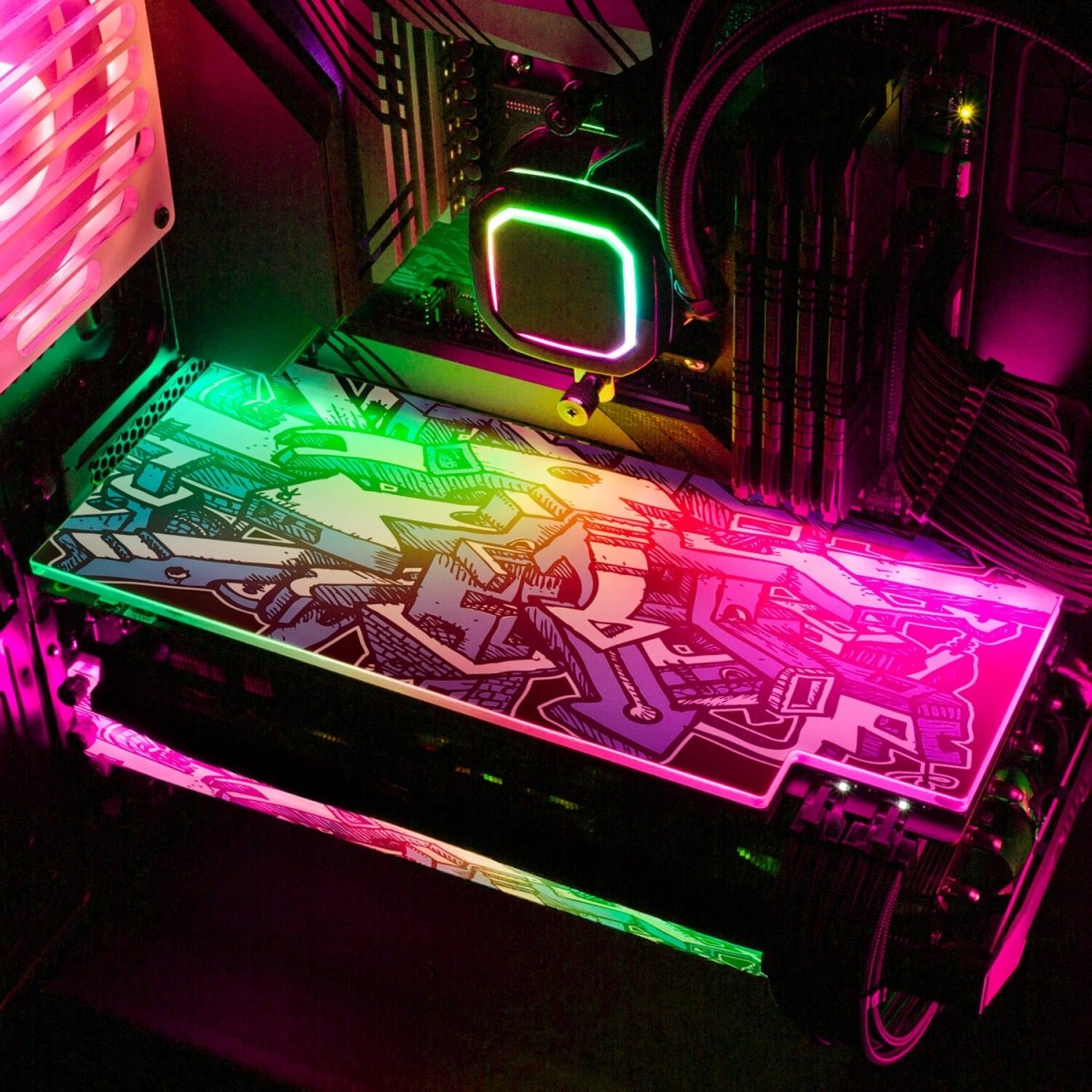 Disfunktional RGB GPU Backplate - Dune Haggar - V1Tech