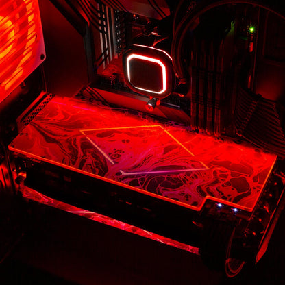 Disorder RGB GPU Backplate - Geoglyser - V1Tech