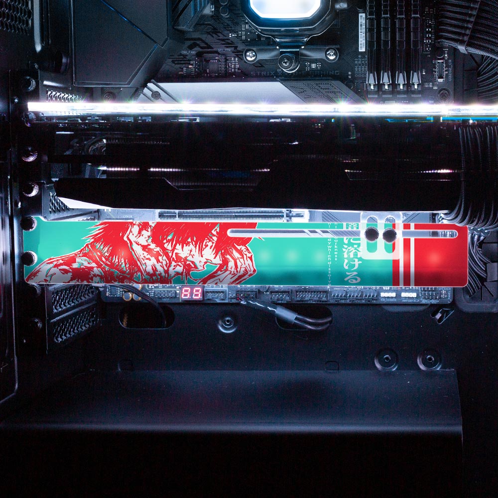 Dissolve in the Darkness RGB GPU Support Bracket - Cici‚Äôs Art and Stuff - V1Tech