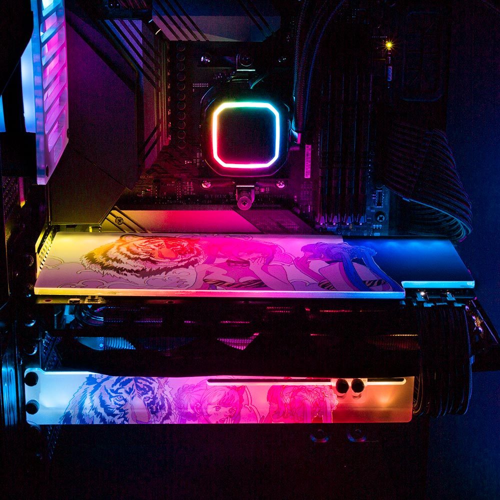 Double Vision RGB GPU Backplate - Annicelric - V1Tech