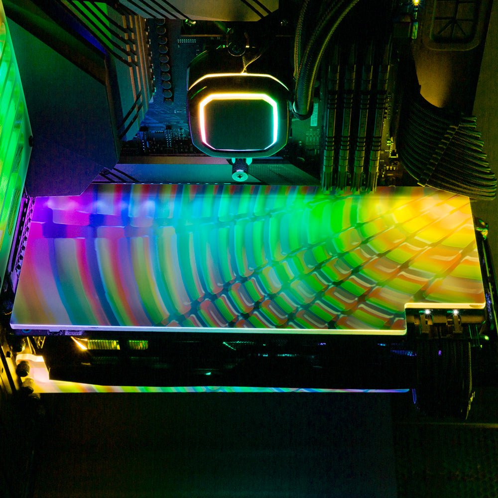 Down the Candy Slide RGB GPU Backplate - Guedda HM - V1Tech