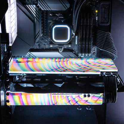 Down the Candy Slide RGB GPU Backplate - Guedda HM - V1Tech