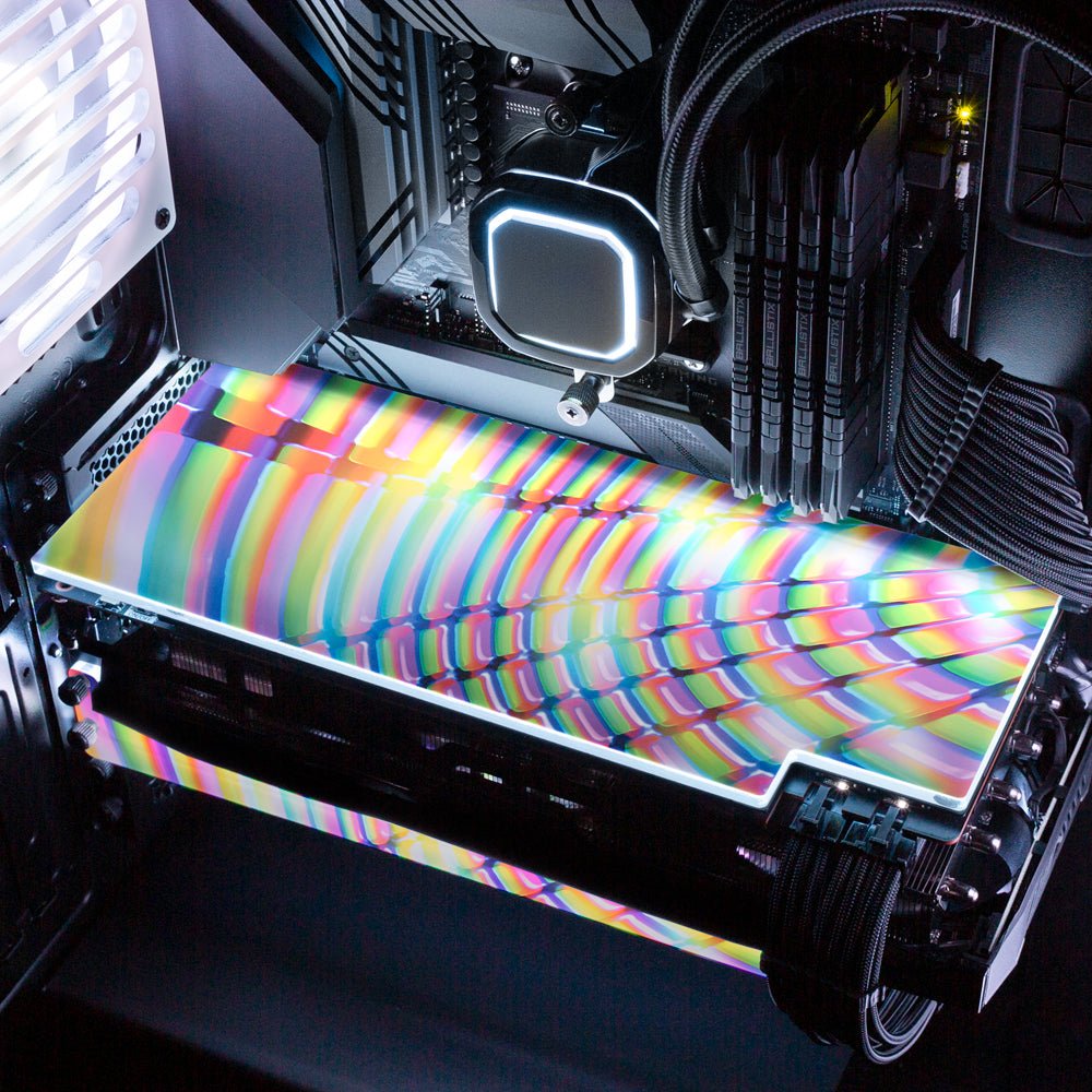 Down the Candy Slide RGB GPU Backplate - Guedda HM - V1Tech