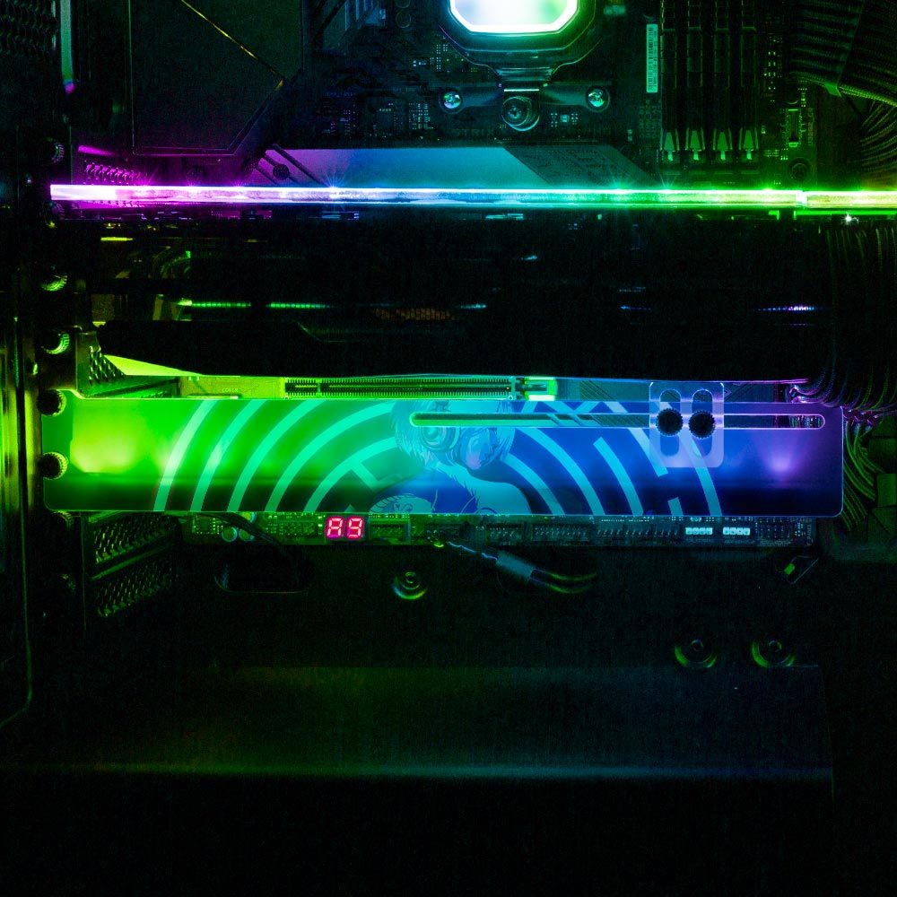 Dragona Geisha RGB GPU Support Bracket - HeyMoonly - V1Tech