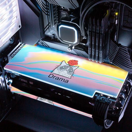 Drama Cat RGB GPU Backplate - Javilostcontrol - V1Tech