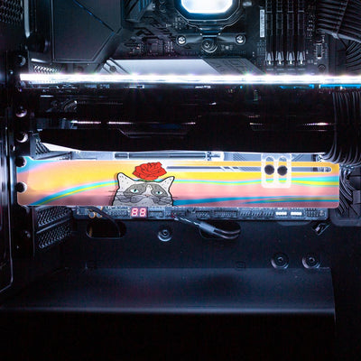 Drama Cat RGB GPU Support Bracket