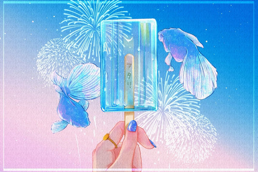 Dreamy Fish Fireworks Plexi Glass Wall Art - Wacca - V1Tech