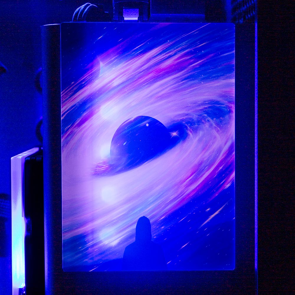 Ecstatic Moon RGB SSD Cover Vertical - Ismaeel Shaikh - V1Tech