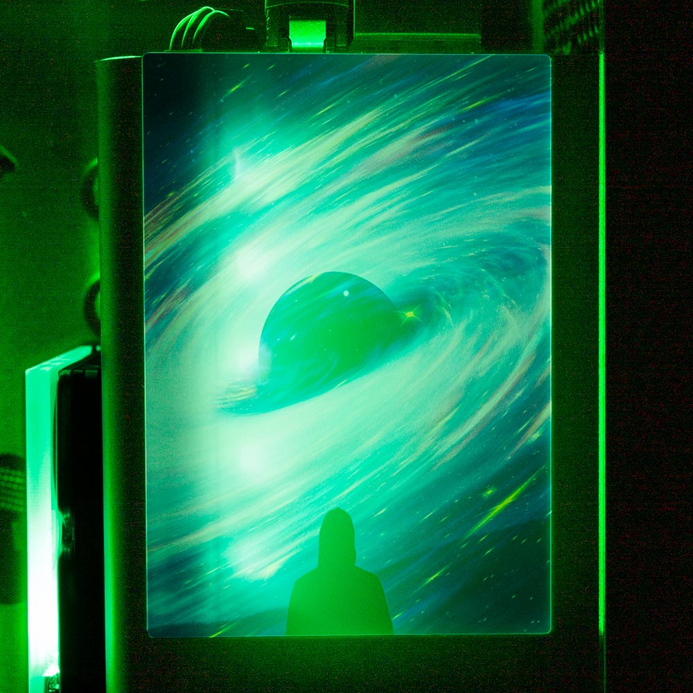 Ecstatic Moon RGB SSD Cover Vertical - Ismaeel Shaikh - V1Tech