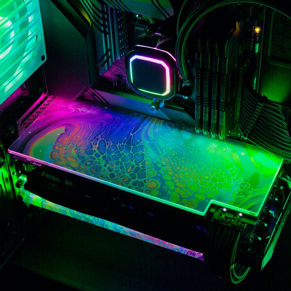 Emotion RGB GPU Backplate - Maalavidaa - V1Tech