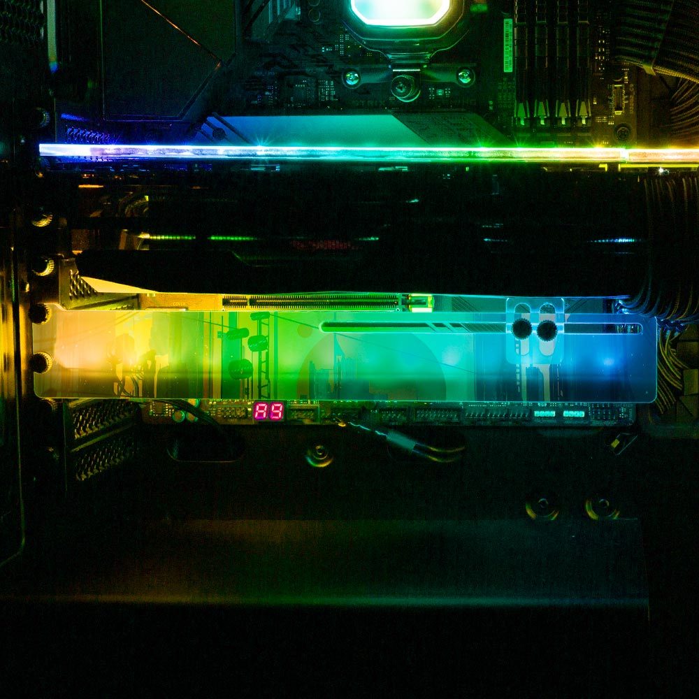 Ever Had A Dream RGB GPU Support Bracket - Dan Giuz - V1Tech