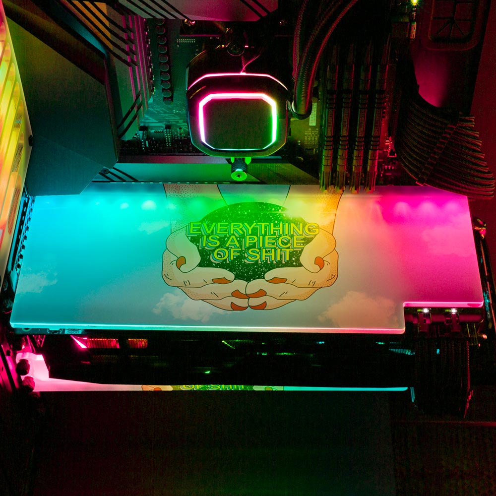 Everything Is RGB GPU Backplate - Javilostcontrol - V1Tech