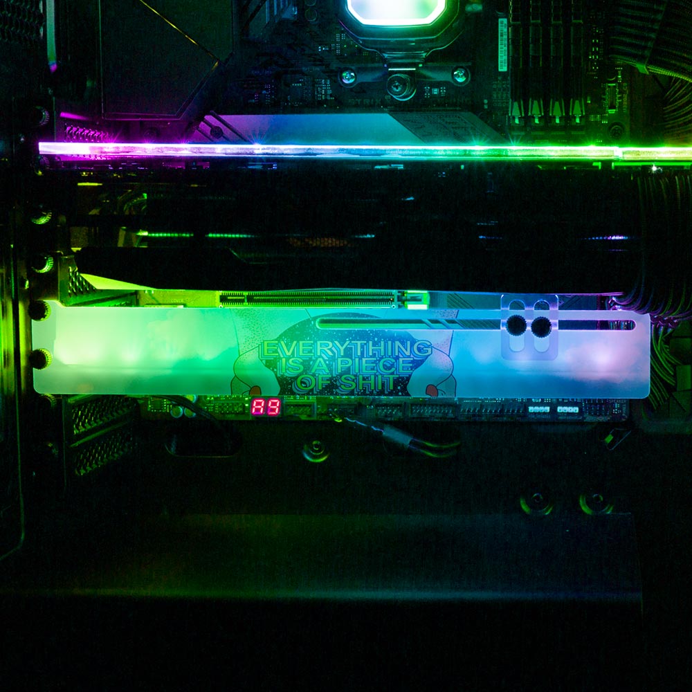 Everything Is RGB GPU Support Bracket - Javilostcontrol - V1Tech