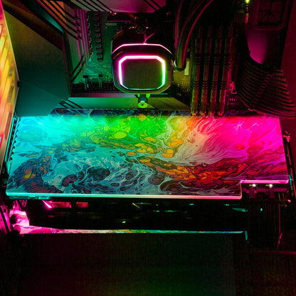 Explosion RGB GPU Backplate - Geoglyser - V1Tech