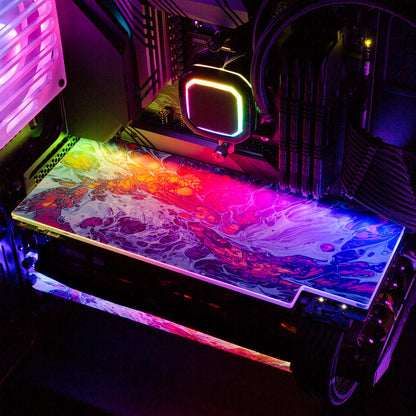 Explosion RGB GPU Backplate - Geoglyser - V1Tech