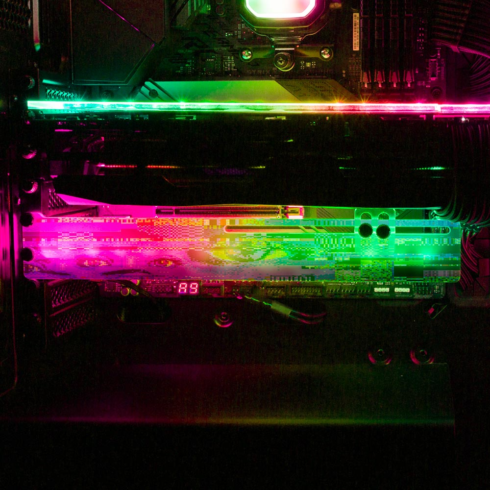 Eye Spy RGB GPU Support Bracket - Tankuss - V1Tech