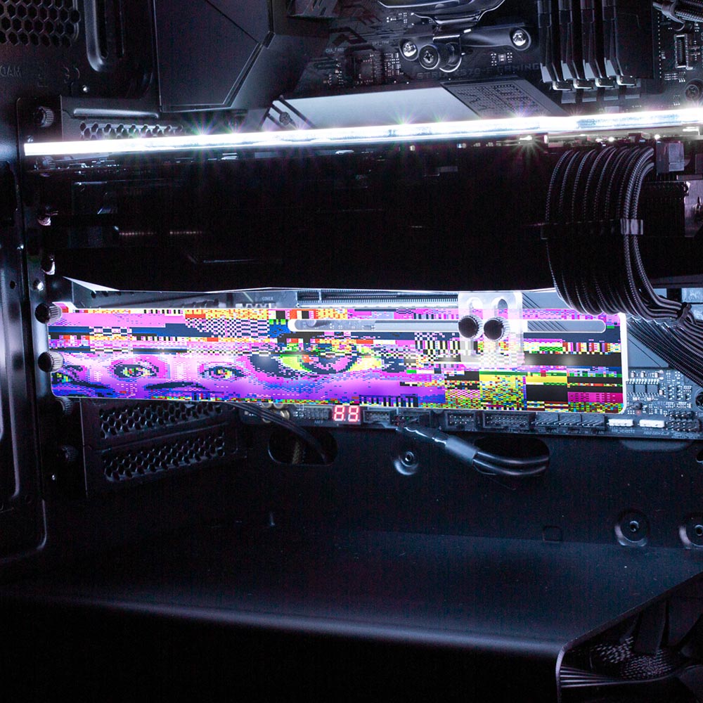 Eye Spy RGB GPU Support Bracket - Tankuss - V1Tech