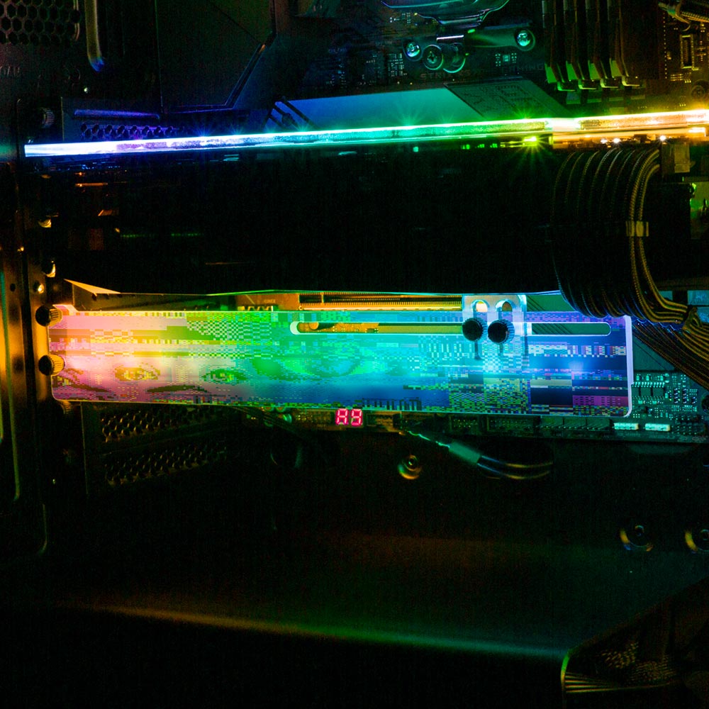 Eye Spy RGB GPU Support Bracket - Tankuss - V1Tech