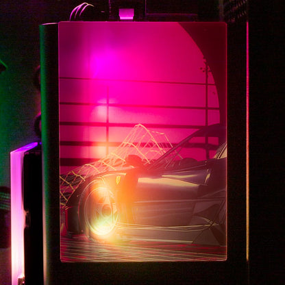 F40 Sunset RGB SSD Cover Vertical - Skie Graphic Studio - V1Tech