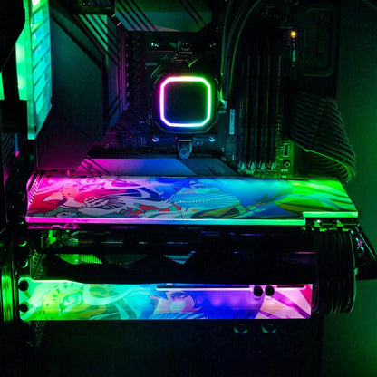 Facing Fears RGB GPU Backplate - HeyMoonly - V1Tech