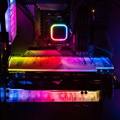 Fall and Winter RGB GPU Backplate - Nogar007 - V1Tech