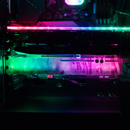 Fall and Winter RGB GPU Support Bracket - Nogar007 - V1Tech