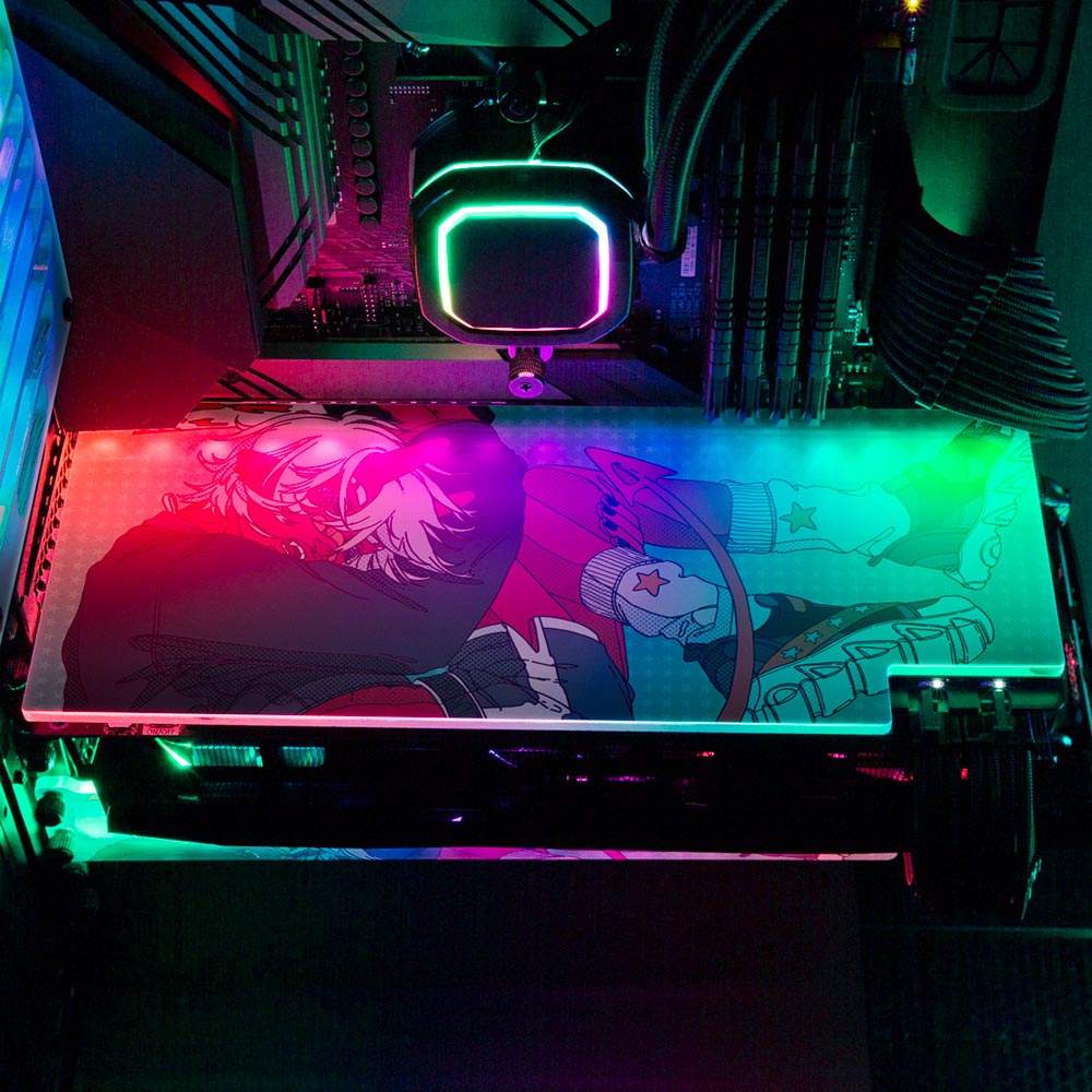 Feeling Stabby RGB GPU Backplate - Kuurakuu - V1Tech