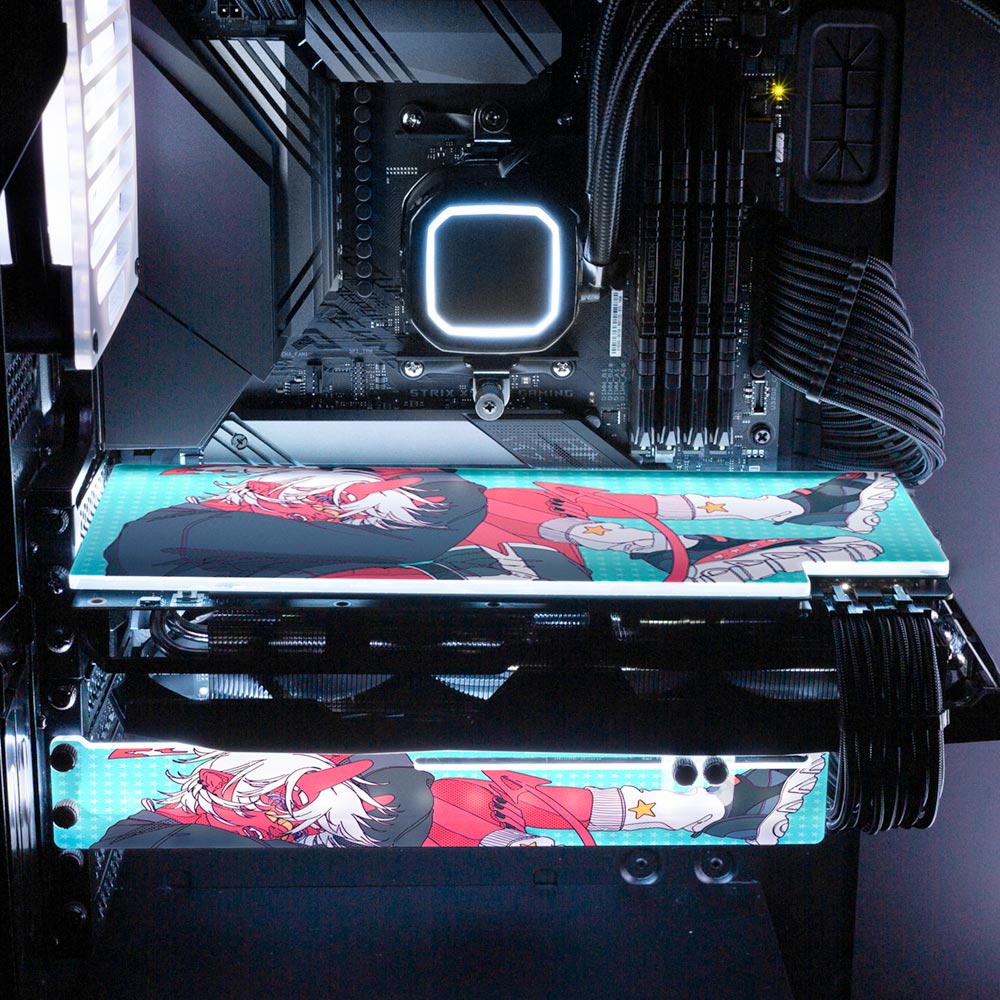 Feeling Stabby RGB GPU Backplate - Kuurakuu - V1Tech