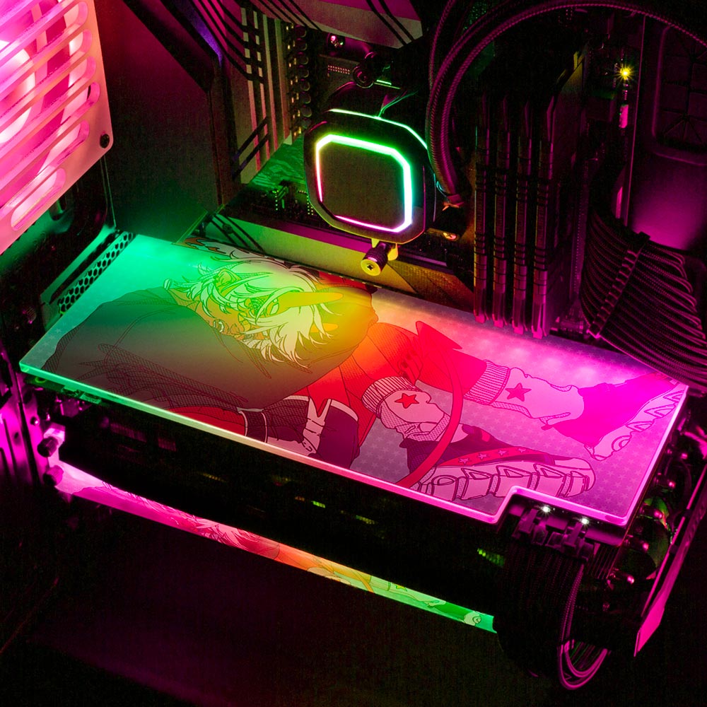 Feeling Stabby RGB GPU Backplate - Kuurakuu - V1Tech