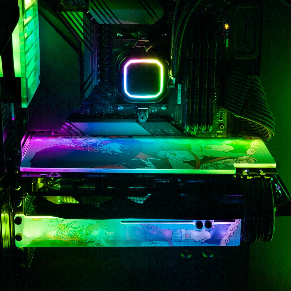 Feeling Stabby RGB GPU Backplate - Kuurakuu - V1Tech