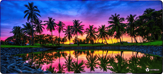 Fiji Sunrise X-Large Mouse Pad - Ben Mulder Photography - V1 Tech