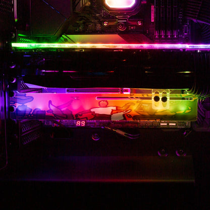 Floating RGB GPU Support Bracket - Utopia Graphix - V1Tech