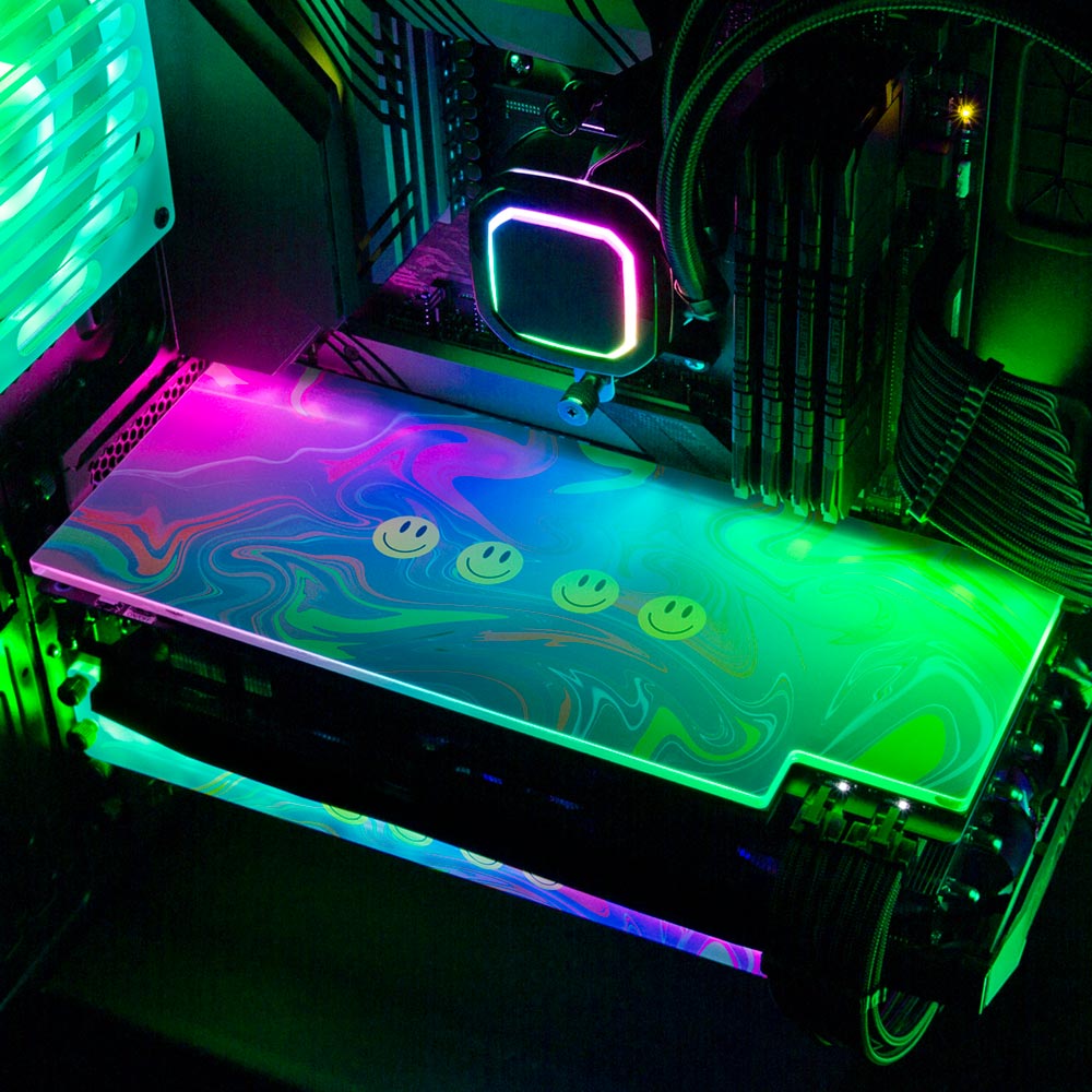 Flow RGB GPU Backplate - Javilostcontrol - V1Tech