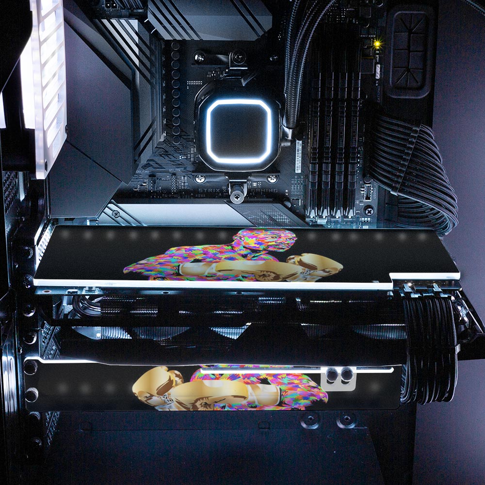 Floyddrome RGB GPU Backplate - Technodrome1 - V1Tech