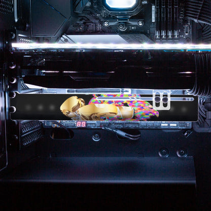 Floyddrome RGB GPU Support Bracket - Technodrome1 - V1Tech