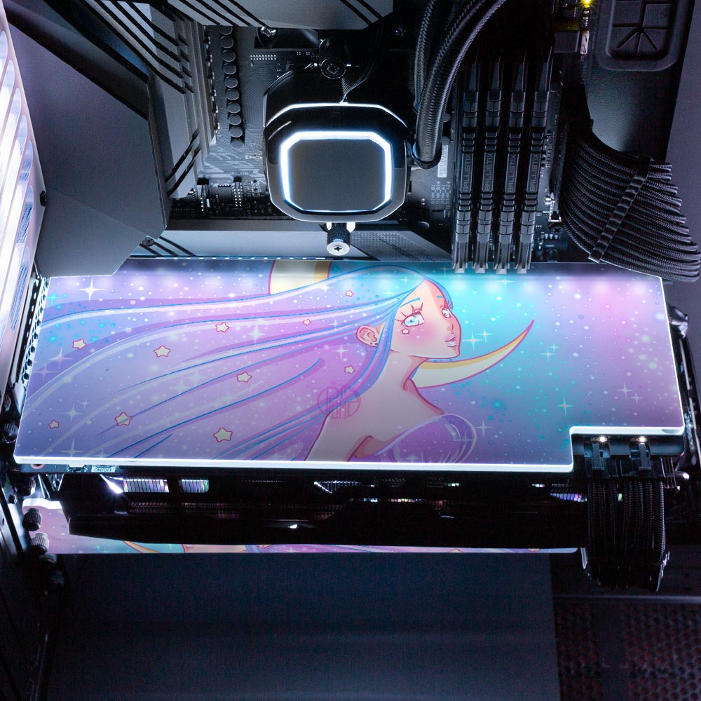 Fly With Me RGB GPU Backplate - Piumeli - V1Tech